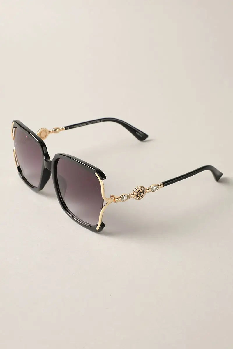 Rimless Frame Rhinestone