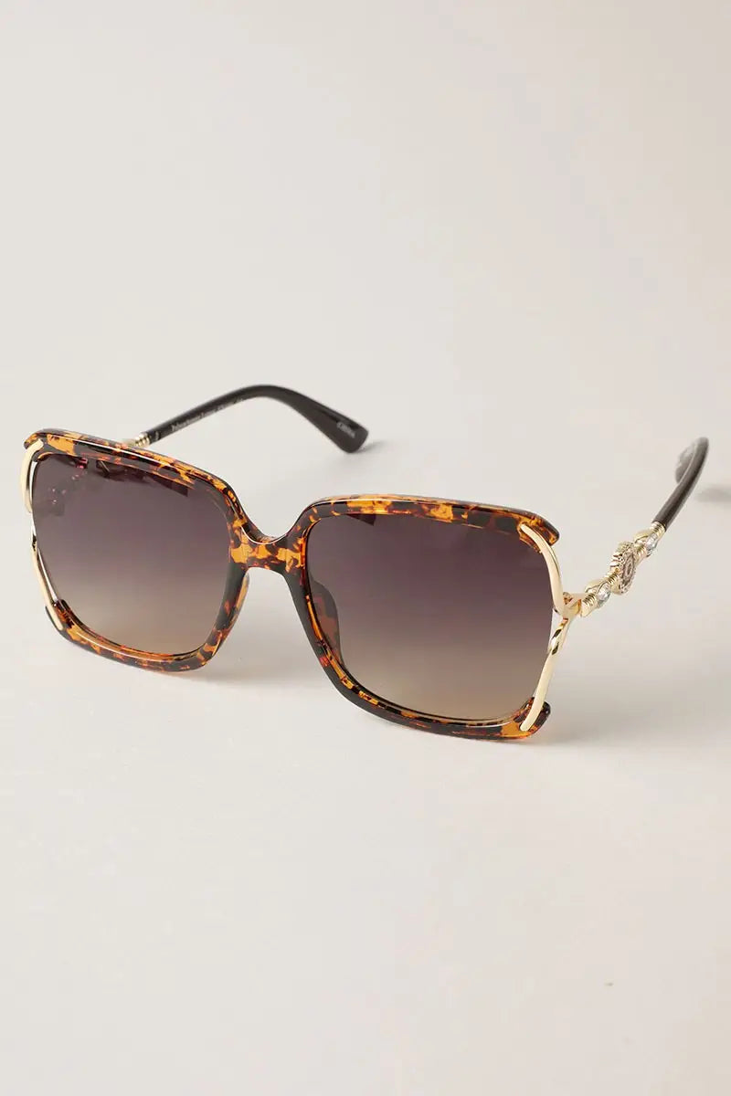 Rimless Frame Rhinestone