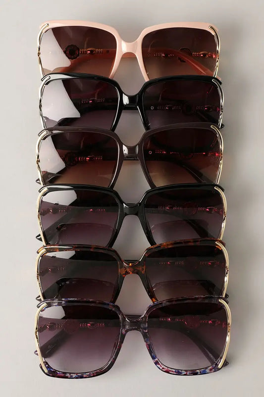 Rimless Frame Rhinestone